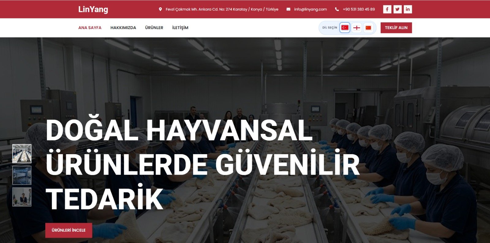 LinYang Gıda – Global Hayvancılık ve Gıda İhracat Web Sitesi